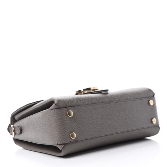 Gucci  Dollar Calfskin Interlocking G Top Handle Shoulder Bag Loess - Picture 5 of 16